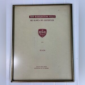 Regal Frames Gold Non-Reflecting Glass Frame Gallery Wall Cottagecore 11x14